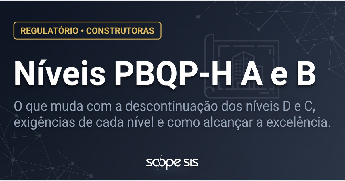 Níveis PBQP-H A e B: o que muda em cada um (atualizado 2026)