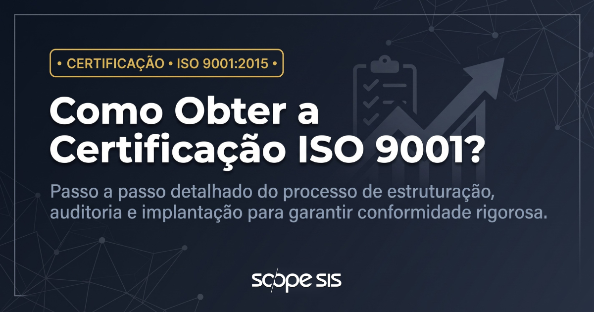Como uma organização pode obter a certificação ISO 9001?