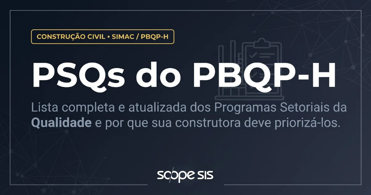 PSQs do PBQP-H: o que são e lista atualizada
